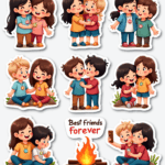 Family Life & Relationships - Sticker Sheet v16